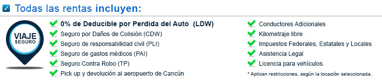Renta de autos y Camionetas en Ciudad de Mxico con Todo Incluido